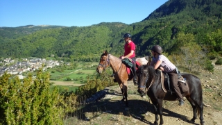 rando cheval 160km Florac