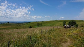 randonnee cheval cevennes auvergne 2018  (18)