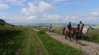randonnee cheval cevennes auvergne 2018  (21)