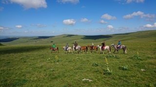 randonnee cheval cevennes auvergne 2018  (22)